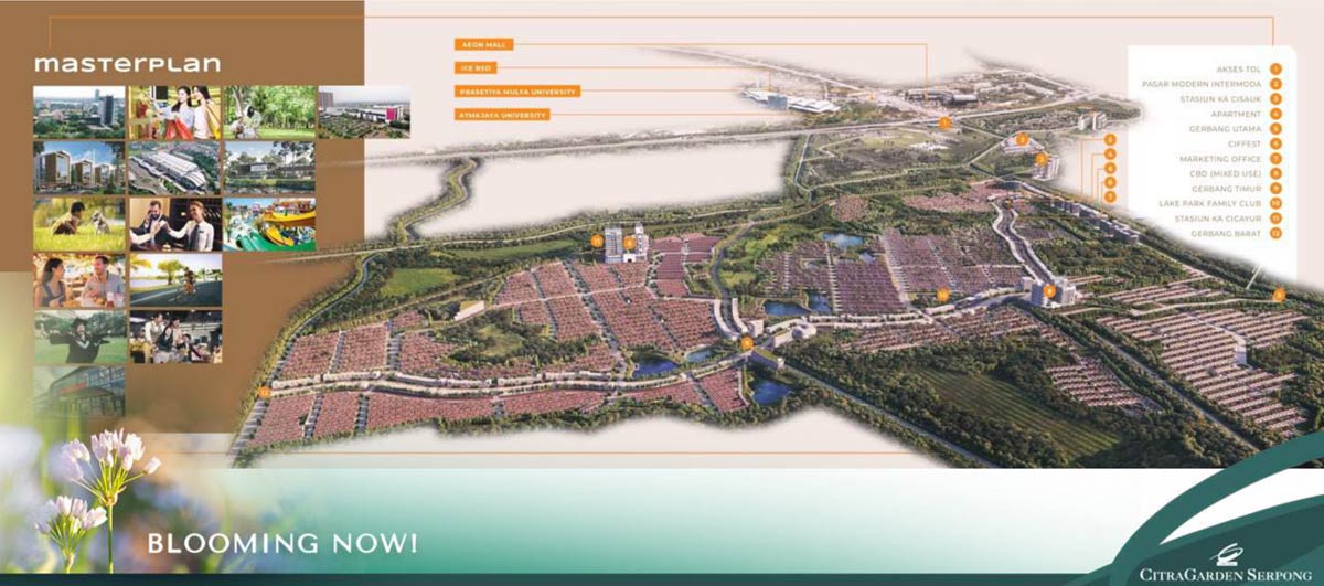 masterplan Citra Garden serpong